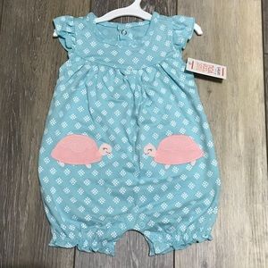 NWT Carter’s Turtle Romper
